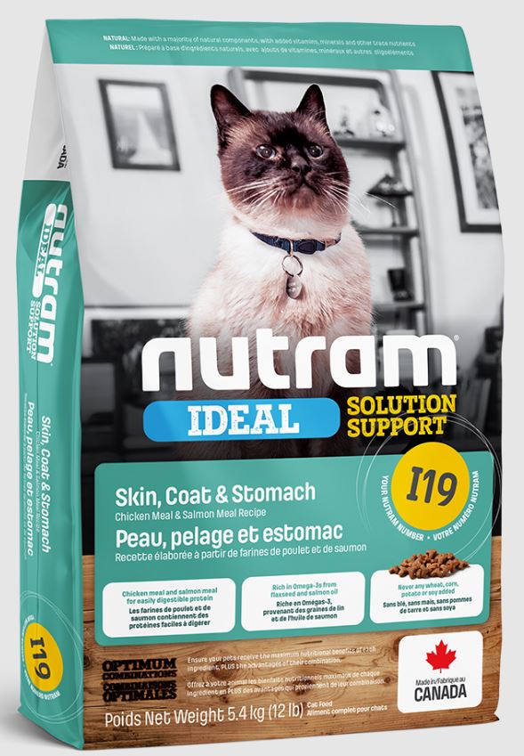 Nutram Chat I19 - Peau, Pelage et Estomac